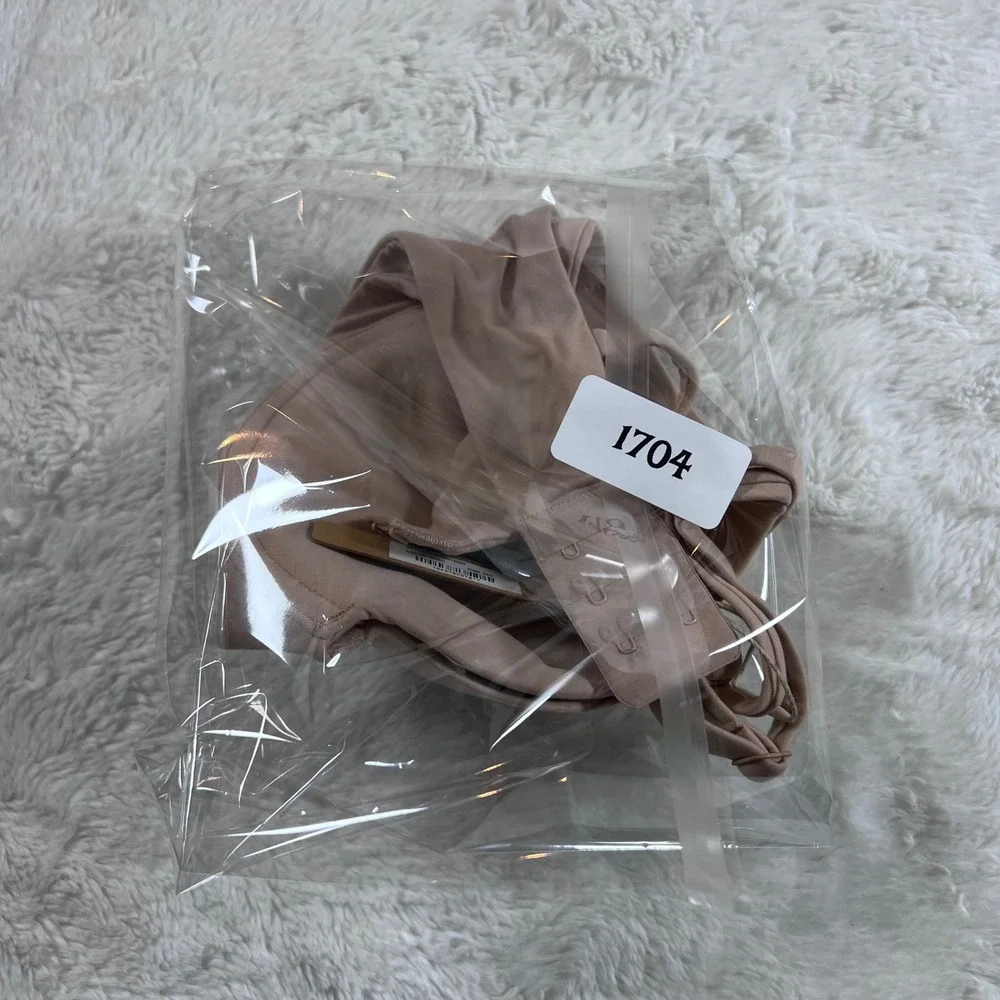 SKIMS Women's Fits Everybody‎ T-Shirt Bra Mica Tan Underwire 32D BR-TSH-2023 NEW - Picture 10 of 10